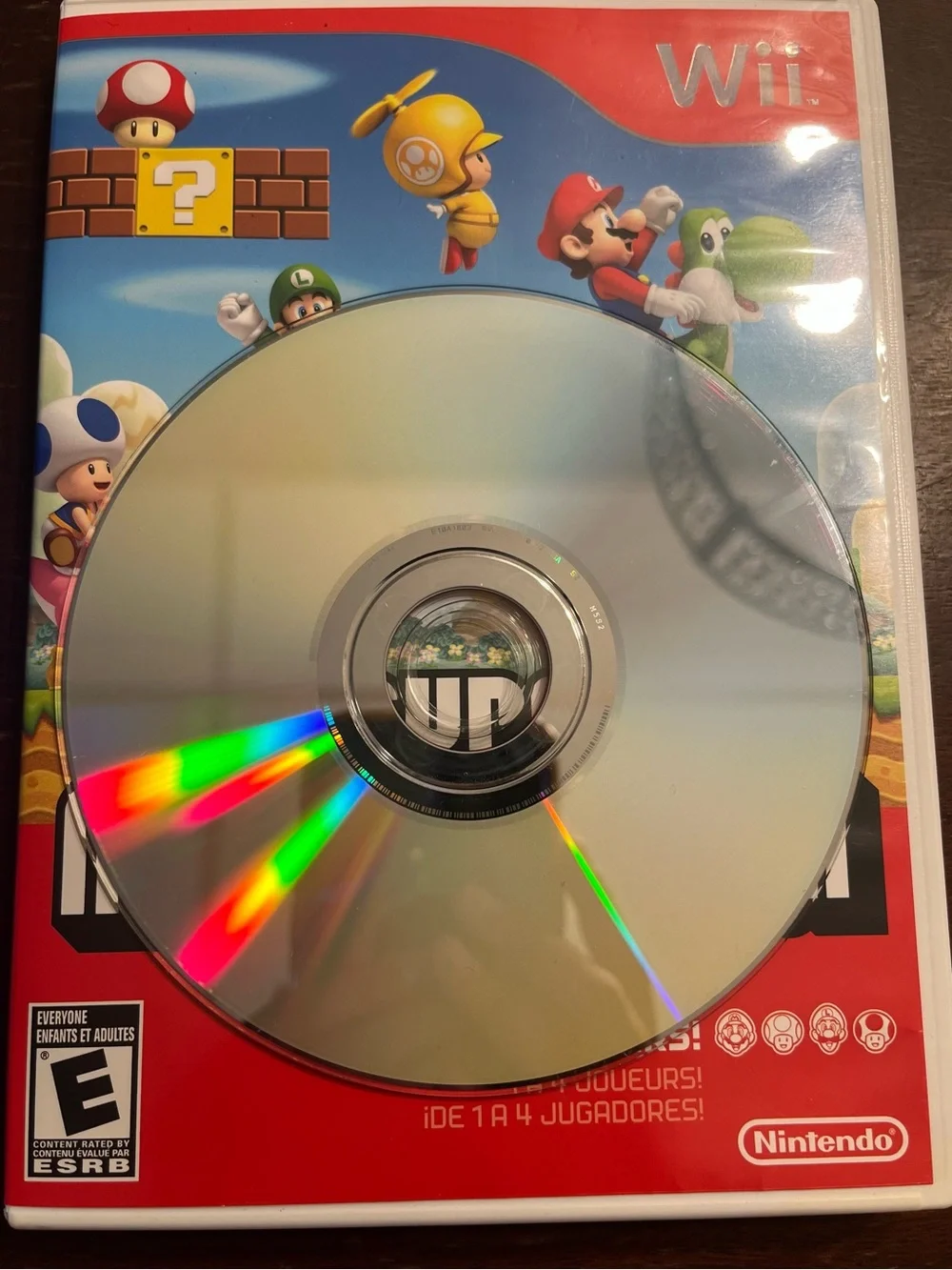 Nintendo New Super Mario Bros. Wii — Red, Blue, Green Cover